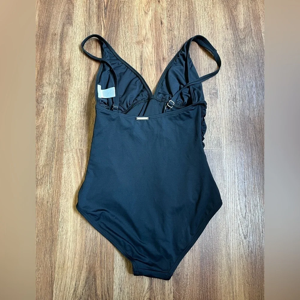 Michael Kors Black One Piece Swimsuit